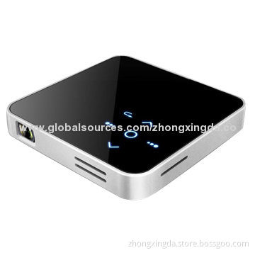 Wireless Mini HDMI DLP Pocket Projector, 50lm, 7.4V, 11.1Wh Capacity, 5V/1A USB Output